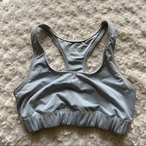 Nike Blue Gray Pullover Sports Bra